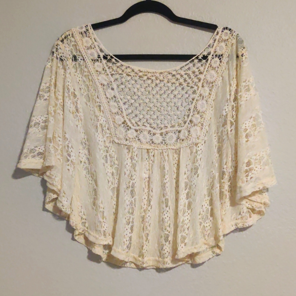 Lace Drape Cape